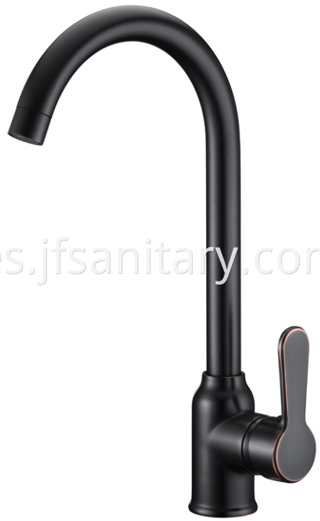 ORB black kitchen faucet